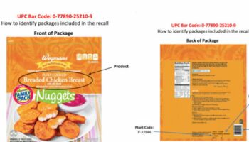 Frozen chicken nuggets recalled over bone fragment fears