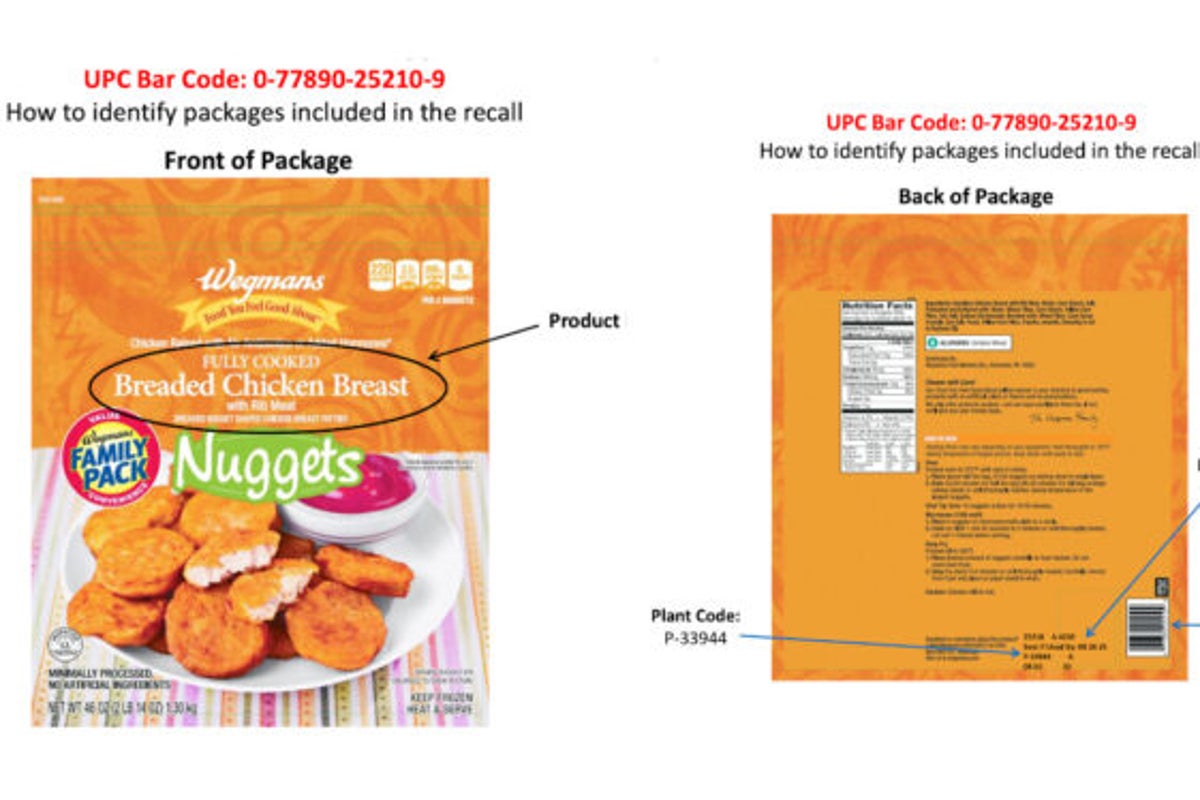 Frozen chicken nuggets recalled over bone fragment fears