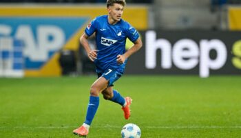 Hoffenheims Talent Tom Bischof wechselt im Sommer offenbar zum FC Bayern. Foto: Uwe Anspach/dpa