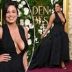 Golden Globes 2025: Ashley Graham kicks off red carpet as model dazzles in plunging black gown