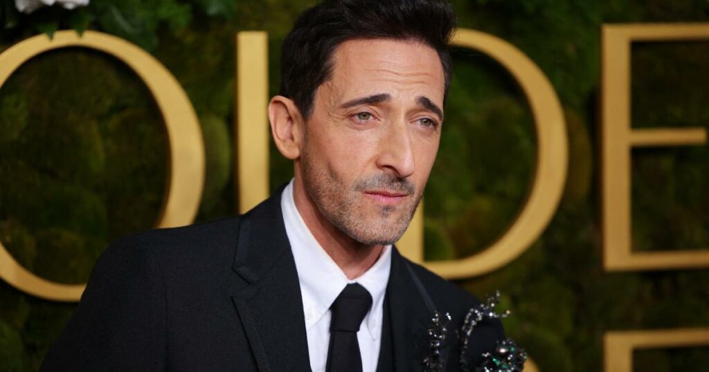 Golden Globes: Adrien Brody remporte le trophée du meilleur acteur devant Timothée Chalamet