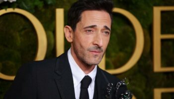 Golden Globes: Adrien Brody remporte le trophée du meilleur acteur devant Timothée Chalamet