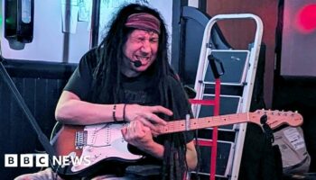 'I learned to play guitar with one arm after a stroke'