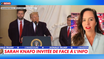 «Il y a de quoi être jaloux» : Sarah Knafo compare le discours d’investiture de Trump à la déclaration de politique générale de Bayrou