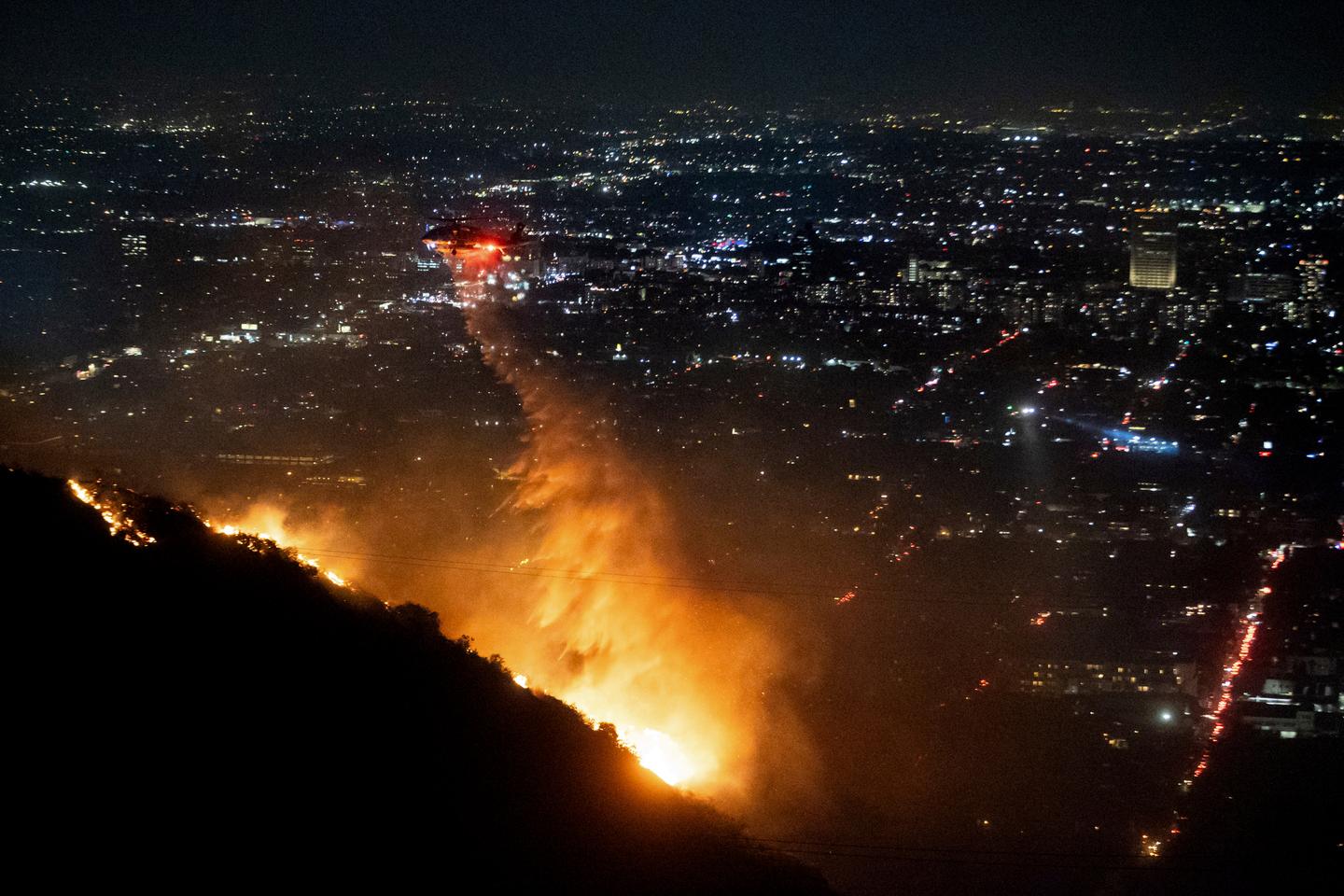 Incendies à Los Angeles : Hollywood reçoit un ordre d’évacuation