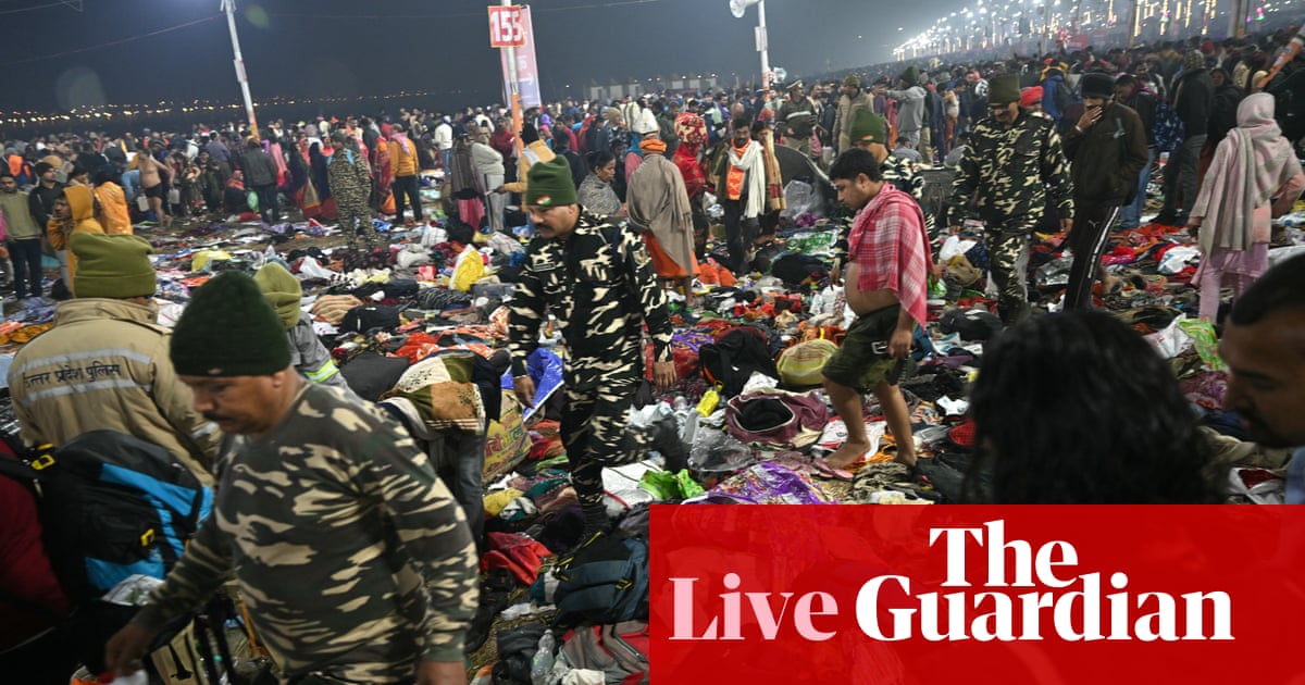 India crowd crushes: dozens feared dead at Kumbh Mela religious festival – latest updates