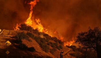 Der Wind soll nach einem kurzzeitigen Abflauen wieder an Stärke zunehmen. Foto: Jae C. Hong/AP/dpa