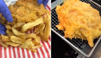 Internet goes into meltdown as sickos are chowing down battered chip butties