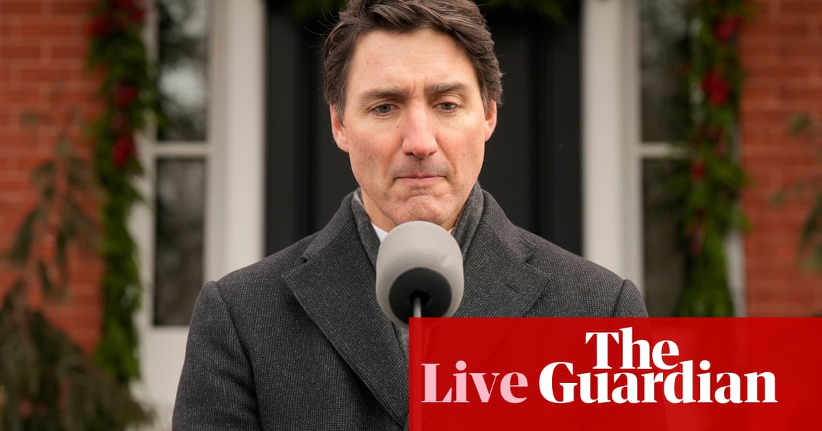 Justin Trudeau: Canadian prime minister announces plan to resign – live