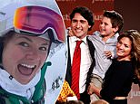 Justin Trudeau's ex-wife Sophie living the high life skiing as he resigns