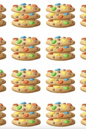 Keks-Suchbild: Kniffliger Augentest: Können Sie den einzigartigen Cookie finden?