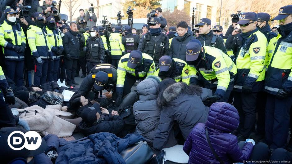 Konfrontation im Präsidentenpalast erschüttert Südkorea