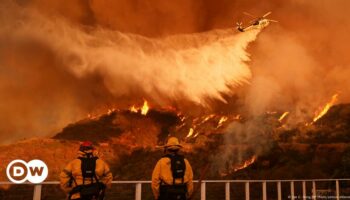 LA fires: Race to contain outbreaks with winds set to return