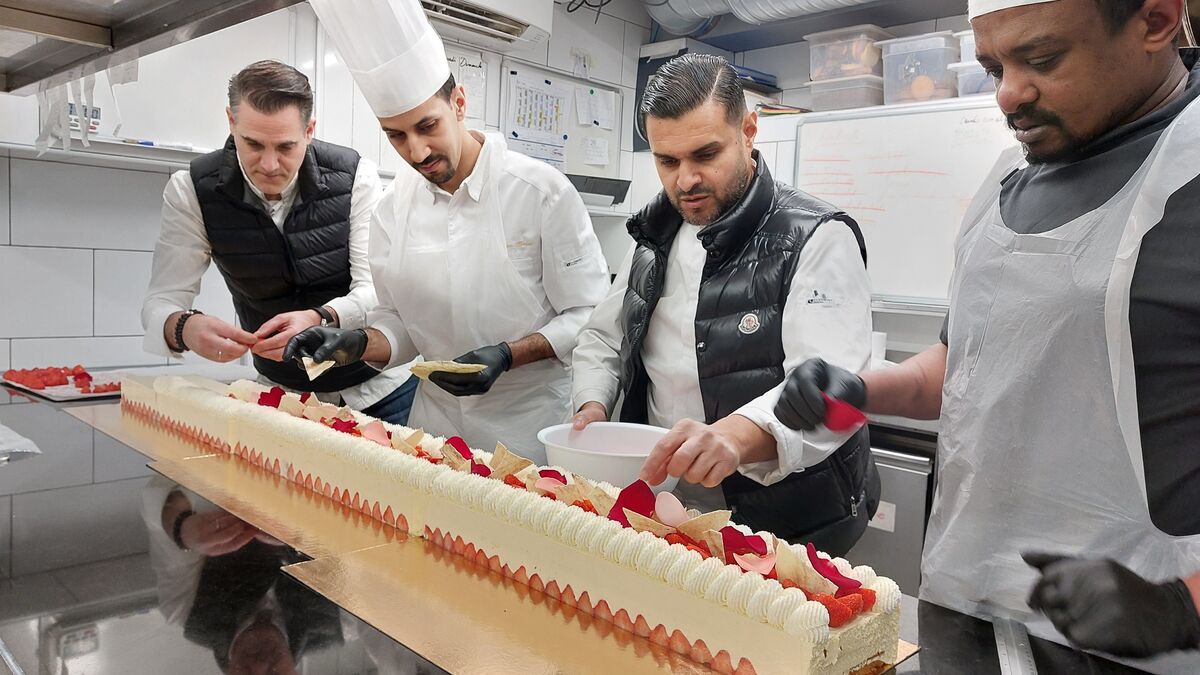 La crème des pâtissiers élabore le plus grand fraisier du monde : « On veut faire quelque chose de prestigieux »