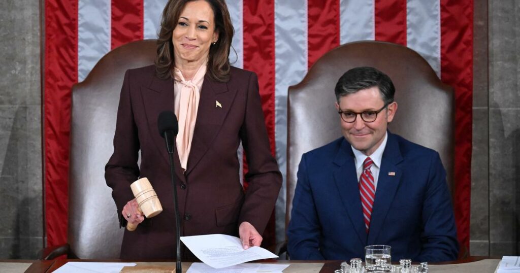 La victoire de Donald Trump à la présidentielle certifiée par le Congrès américain et Kamala Harris