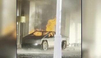 Las Vegas: Tesla-Cybertruck: Überwachungskamera zeigt Explosion vor Trump-Hotel