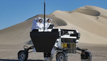 Le véhicule Rover Venturi, direction la Lune