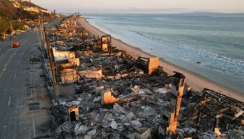 Les incendies de Californie auront ravagé la terre, l'air... et la mer