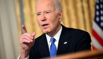 US-Präsident Joe Biden gibt seinen Landsleuten zum Abschied eine Menge von Mahnungen mit auf den Weg. Foto: Mandel Ngan/Pool AFP