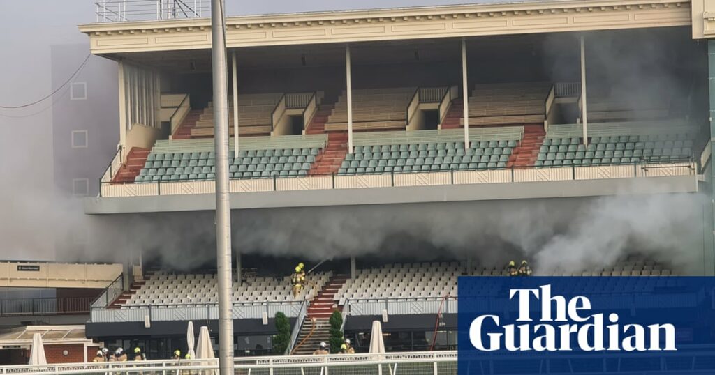 Man accused of setting fire to Caulfield racecourse grandstand also broke into Jewish centre, court hears