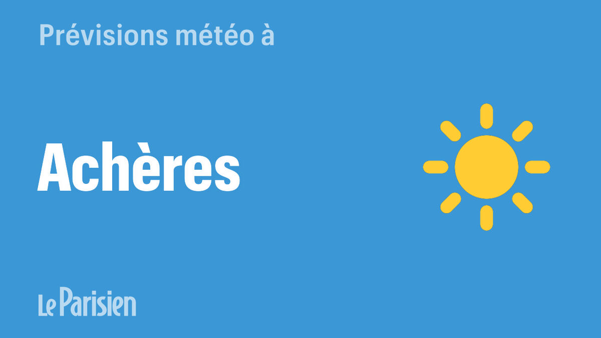 Météo à Achères