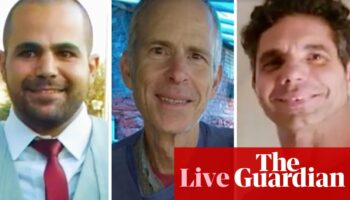 Middle East crisis live: Hamas names three Israeli hostages to be released on Saturday