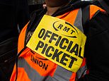 Militant RMT union threaten strike action unless member unfairly sacked for calling cleaner a 'Nazi food thrower' is reinstated