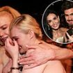 Nicole Kidman comforts tearful Elle Fanning as stars let loose behind the scenes at 2025 Golden Globes