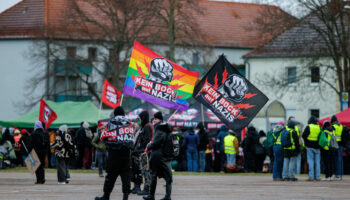 "Non aux nazis !" : en Allemagne, des manifestants retardent un congrès de l'AfD