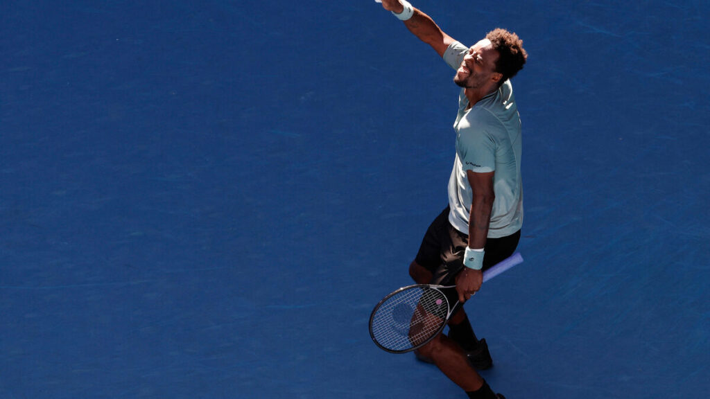 Open d’Australie : les images de la danse de Gaël Monfils, fou de joie après son exploit face à Taylor Fritz