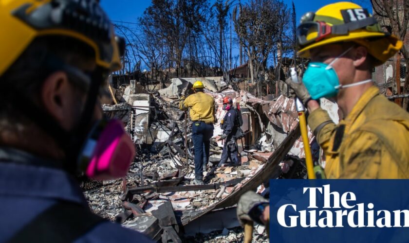 Power utility sued over woman’s death as crews make progress against LA fires