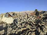 Powerful 7.1-magnitude earthquake hits Tibet - leaving at least 53 dead and rattling the slopes of Mt Everest