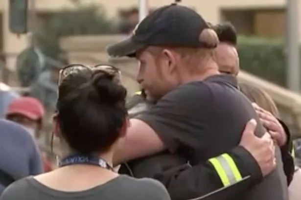 Prince Harry's sudden move while meeting LA fire victims with Meghan speaks volumes