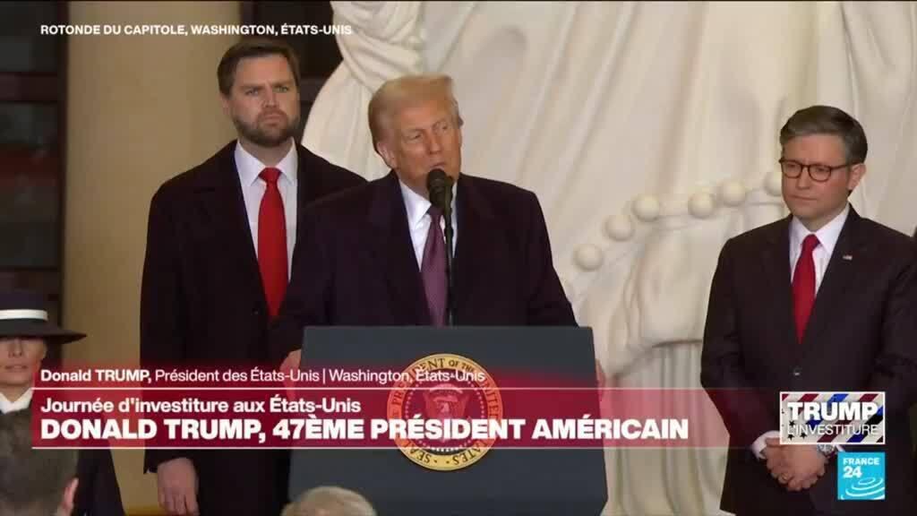 REPLAY - Donald Trump improvise un deuxième discours dans le hall du Capitole