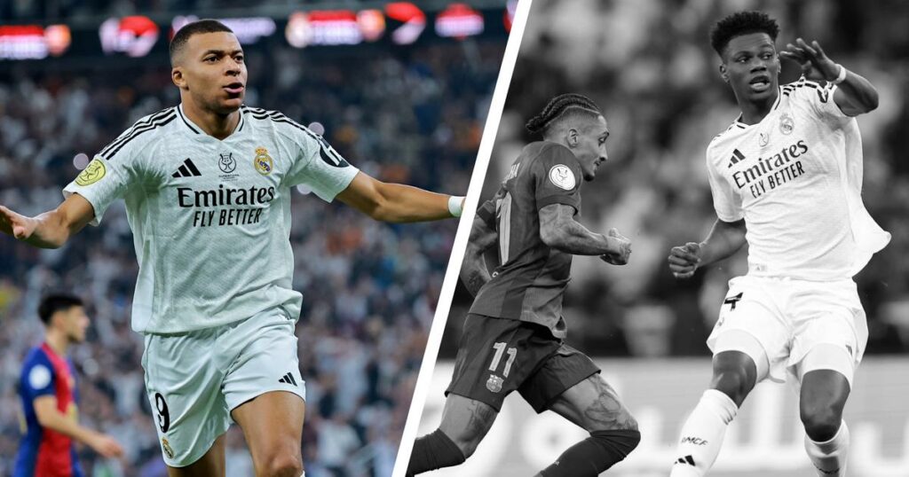 Real Madrid-Barcelone : un Clasico d’anthologie, Mbappé retrouvé, Tchouaméni indigne... les tops et les flops