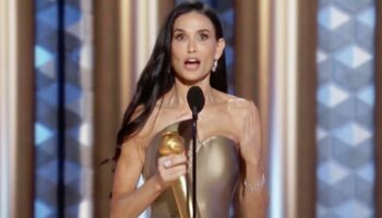 Rede im Video: Demi Moore berührt über ersten Golden Globe: "Stehe gerade unter Schock"