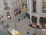 Regent Street is closed as police carry out controlled explosions after reports of 'suspicious vehicle'