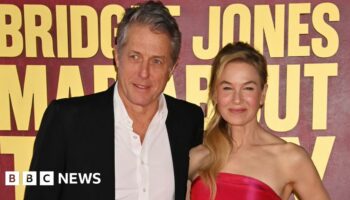 Renee Zellweger and Hugh Grant reunite at Bridget Jones premiere