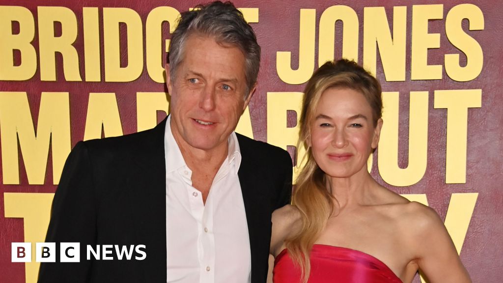 Renee Zellweger and Hugh Grant reunite at Bridget Jones premiere