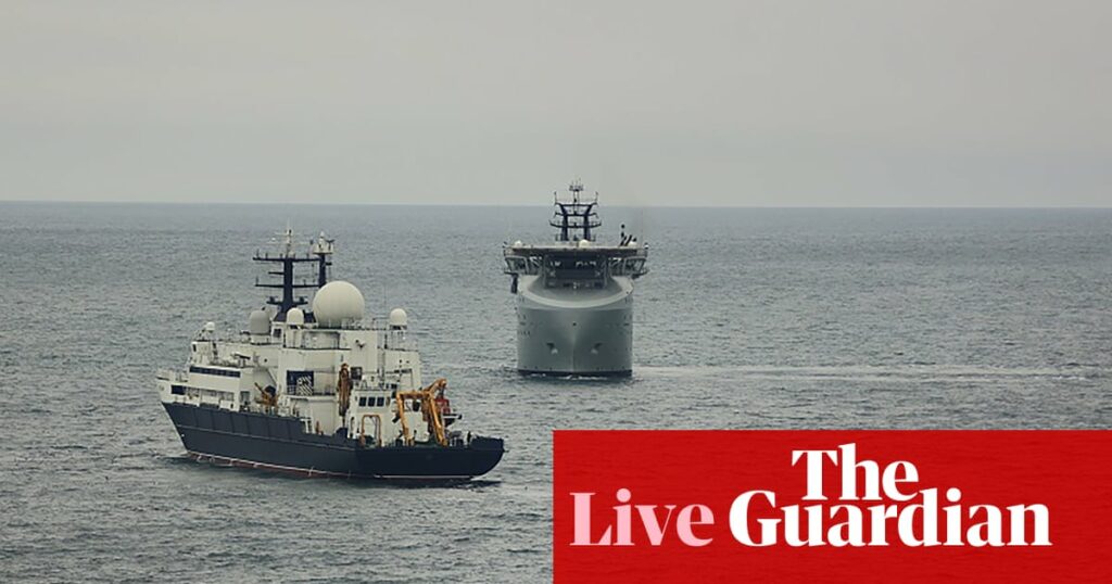 Royal Navy ships mobilised to respond to Russian spy ship in North Sea, defence secretary tells MPs – UK politics live