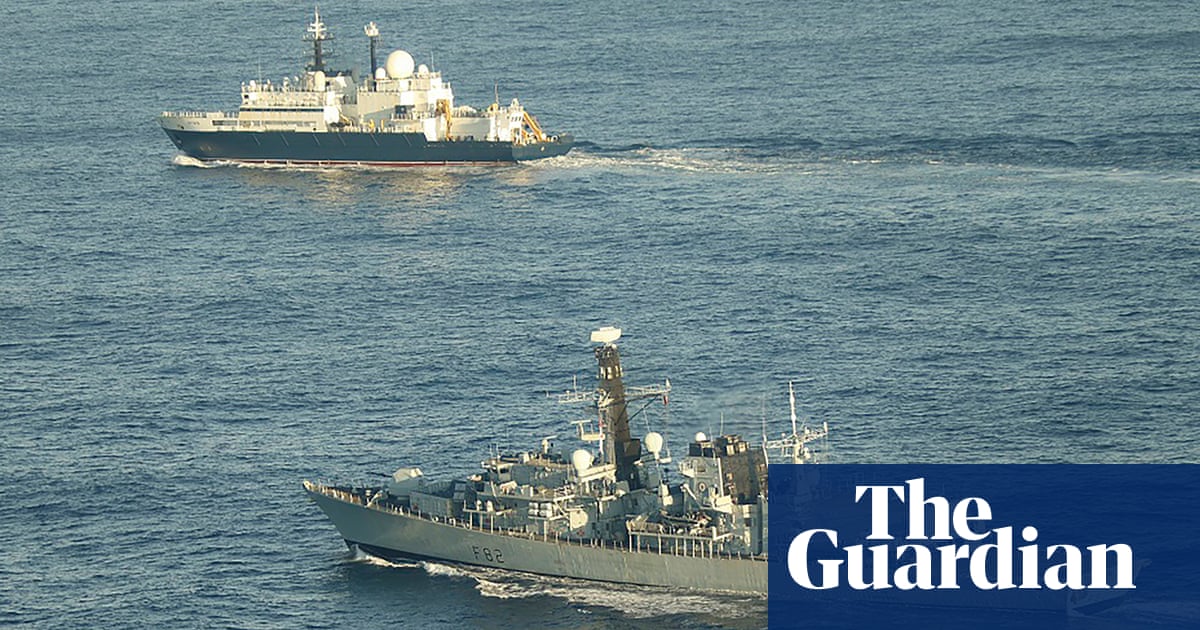 Royal Navy tracks Russian ‘spy ship’ closely after it enters UK waters