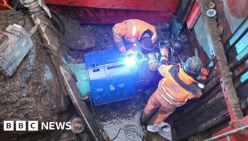 Schools shut and 40,000 homes without water after pipe burst