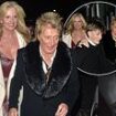 Sir Rod Stewart continues to celebrate his milestone 80th birthday alongside stunning wife Penny Lancaster, 53, and lookalike son Aiden, 12, at star-studded dinner in London