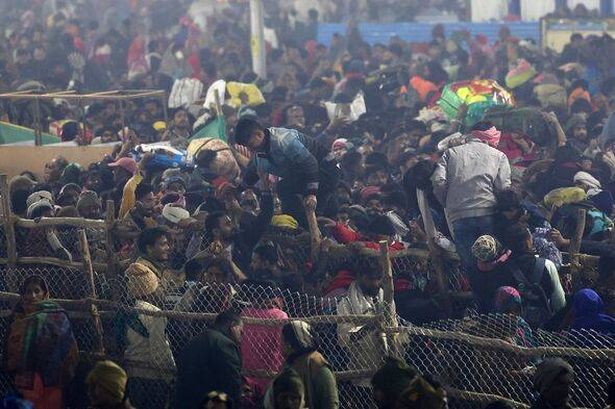 Stampede horror kills 15 people at world's largest religious festival as panic sparked