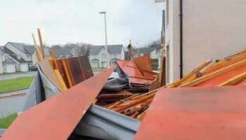 Storm Eowyn causes heartbreak as resident wakes up to find roof has blown off