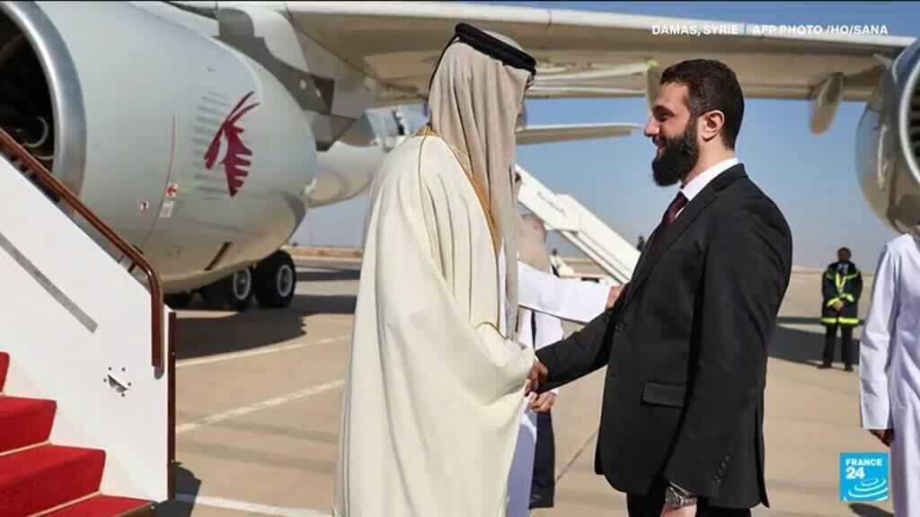 Syrie : l'émir du Qatar à Damas, première visite d'un chef d'État au nouveau dirigeant syrien