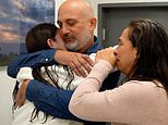 Tears of joy as four emotional Israeli soldiers taken hostage by Hamas are reunited with their families 477 days after being kidnapped - as 200 Palestinians including 120 serving life for deadly attacks are freed by Israel 