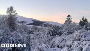 Temperature in Highlands falls to -18C as UK cold snap continues