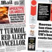 The Papers: 'Apocalypse' LA and 'Reeves faces extra tax rises'