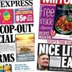 The Papers: Social care 'cop-out' and 'Nice Littler earner'